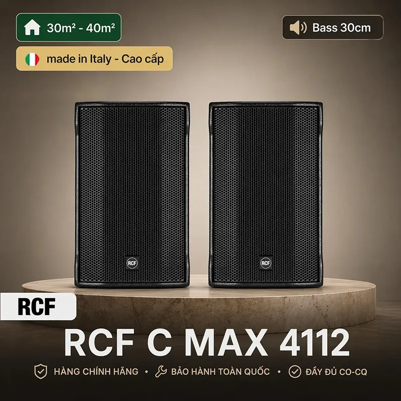 Loa RCF C MAX 4112 (full bass 30, SX: Italy)
