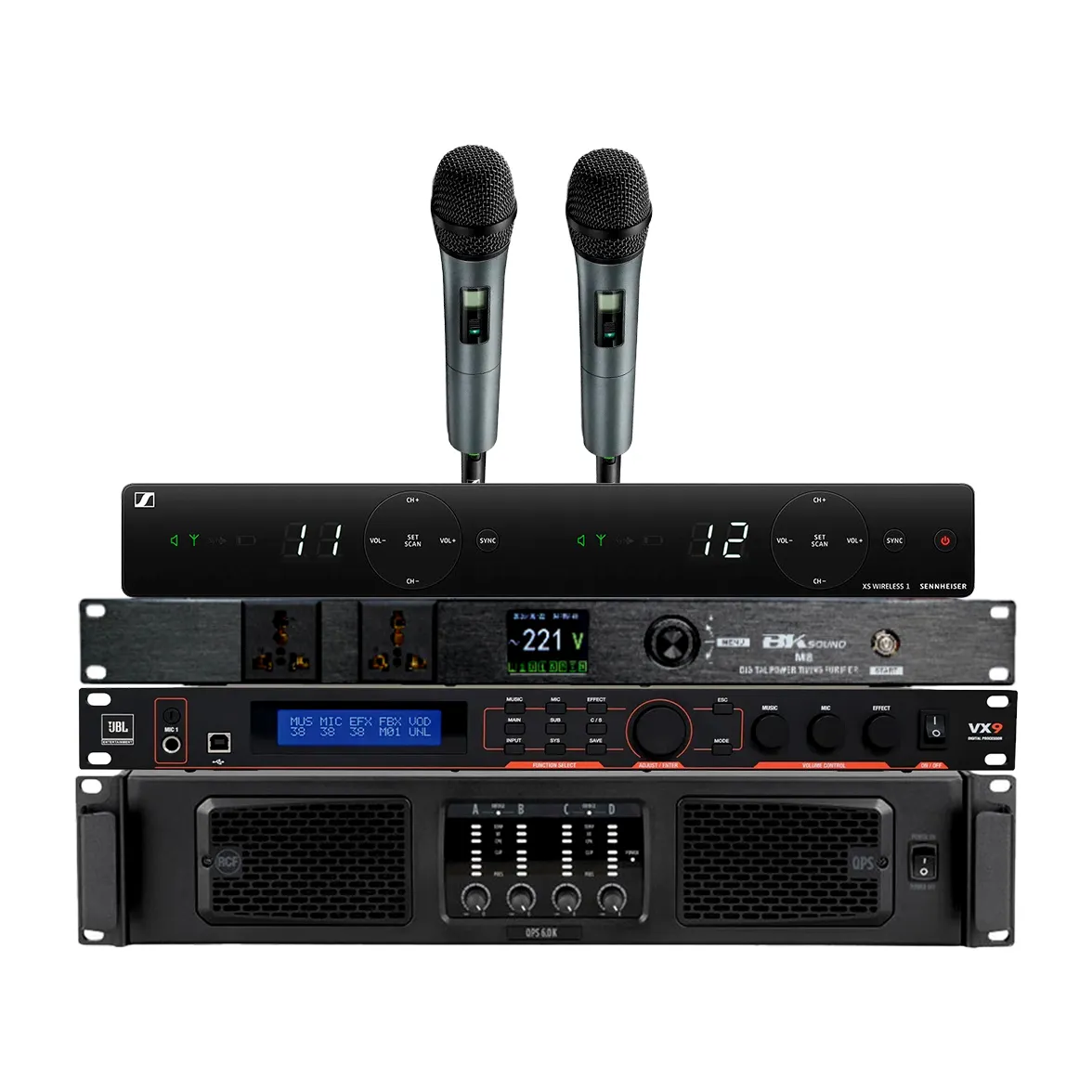 Dàn karaoke gia đình cao cấp RCF VIP 2 Italy 02 (RCF VIP 2, RCF QPS 6.0K, JBL VX9, RCF S 19) - Hình 10