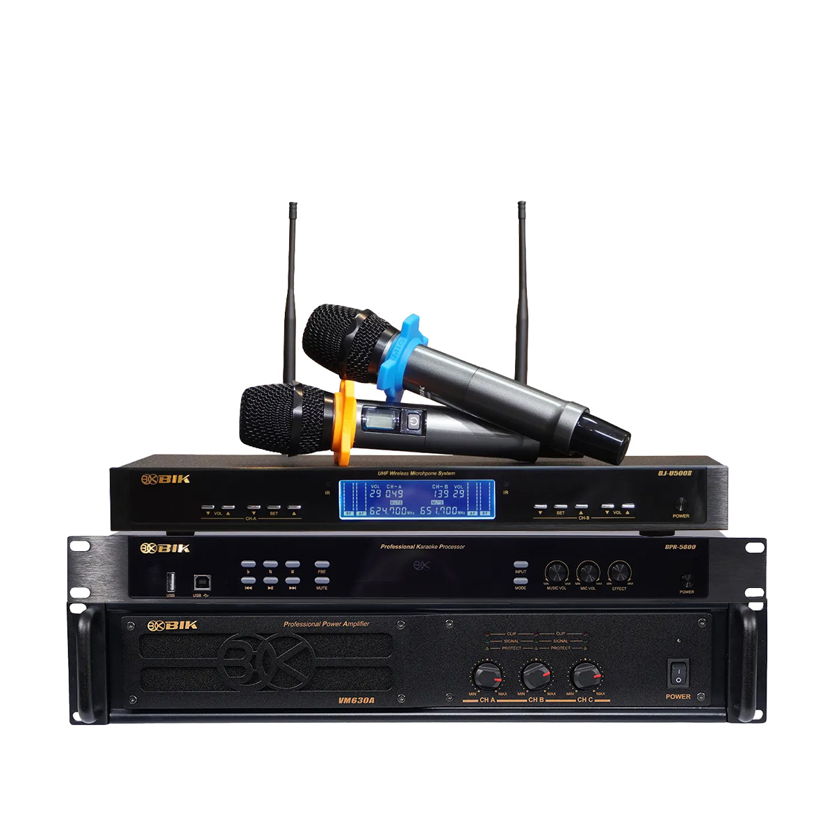 Dàn karaoke gia đình BIK18 (BIK BSP 412II, BIK VM630A, BIK BPR-5800, BIK BJ-W66 Plus, BIK BJ-U500II) - Hình 6