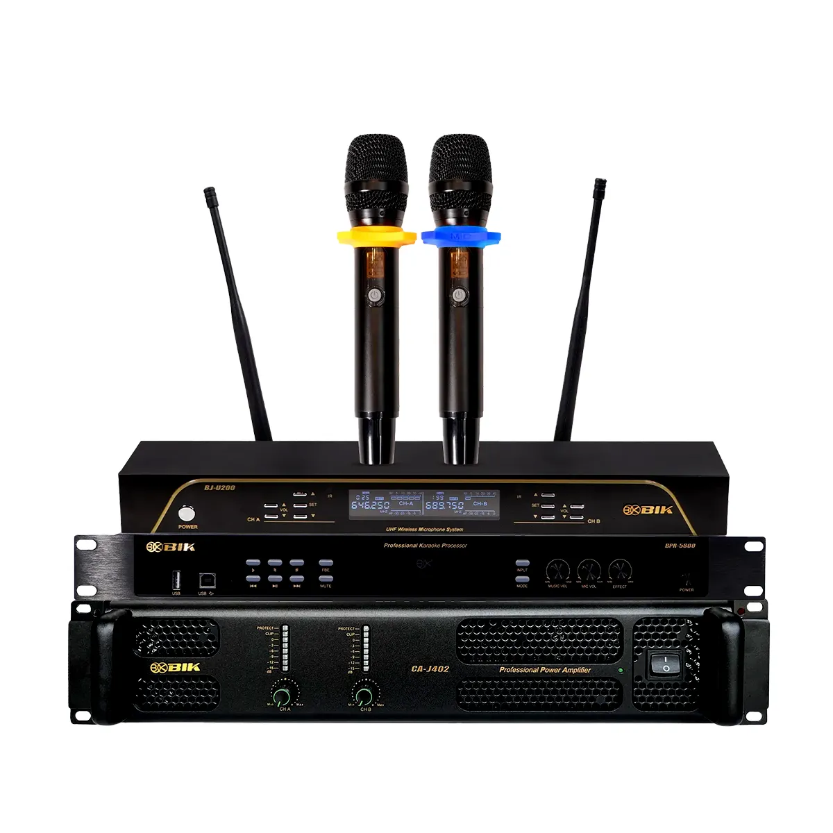 Dàn karaoke gia đình BIK 30 (BIK BSP 410II, BIK CA-J402, BIK BPR-5800, BIK BJ W25AV II, BIK U200) - Hình 4