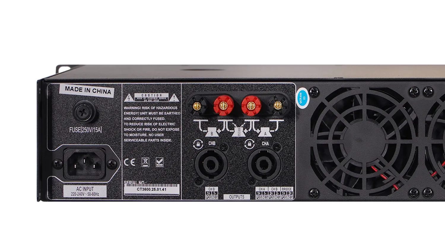 Cục đẩy 2 kênh Audiocenter CT3600