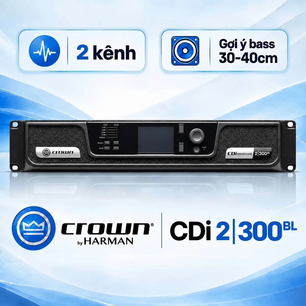 Cục đẩy Crown CDi 2|300BL