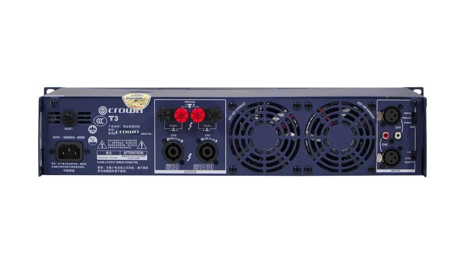 Cục đẩy công suất 2 kênh Crown T3