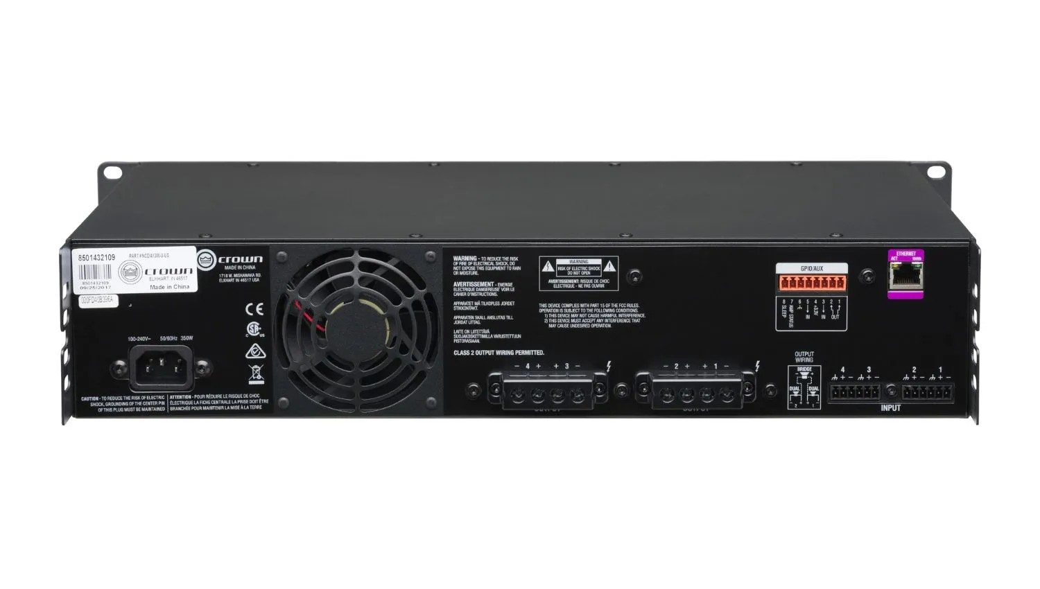 Cục đẩy công suất 4 kênh Crown CDi 4|300