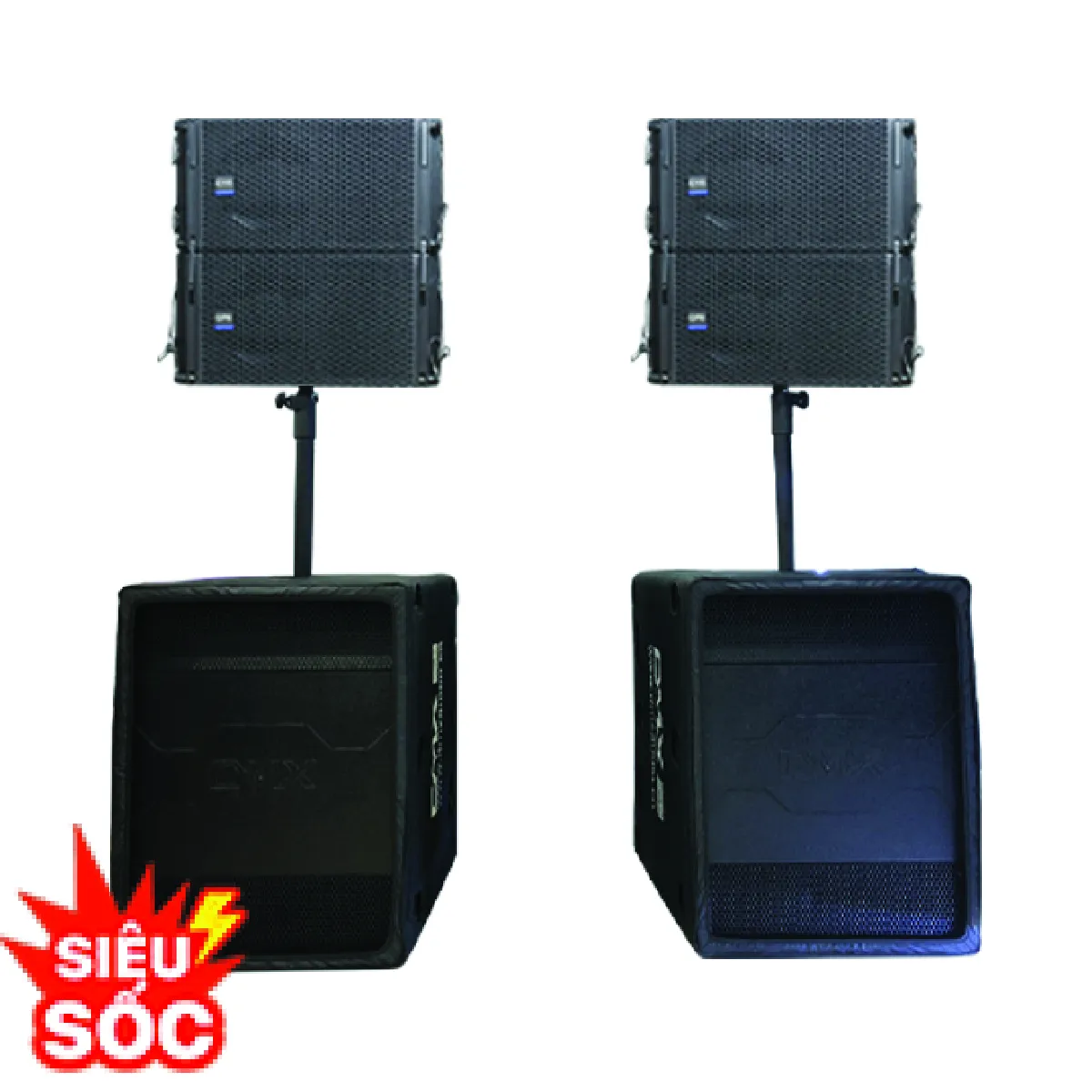 Dàn Âm thanh Line Array Active DMX 06 (DMX CLA-Xi10A, DMX CLAXi18A)