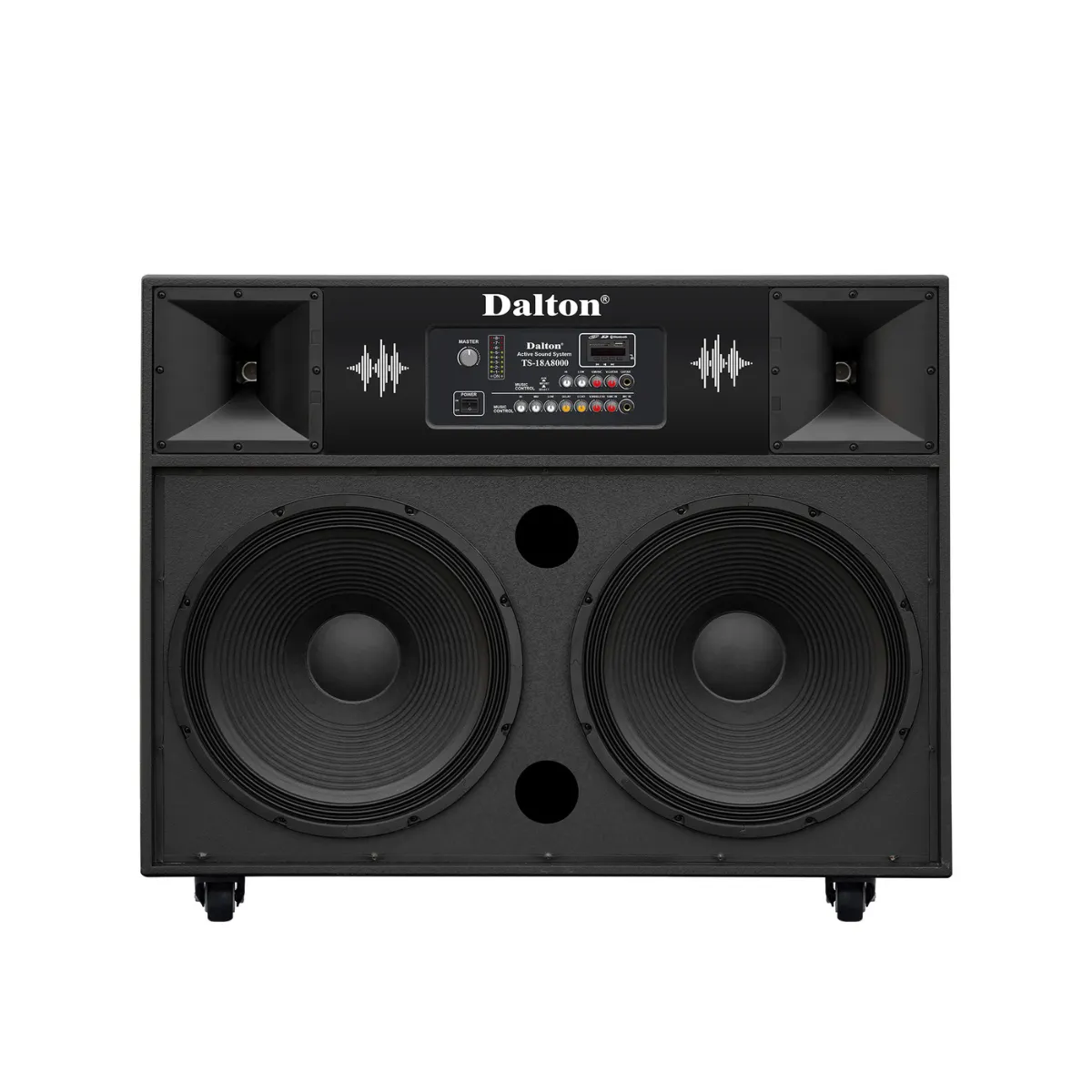 Loa kéo điện Dalton TS-18A8000 (2 bass 50cm, 3000W, Kèm 2 micro) - Hình 4