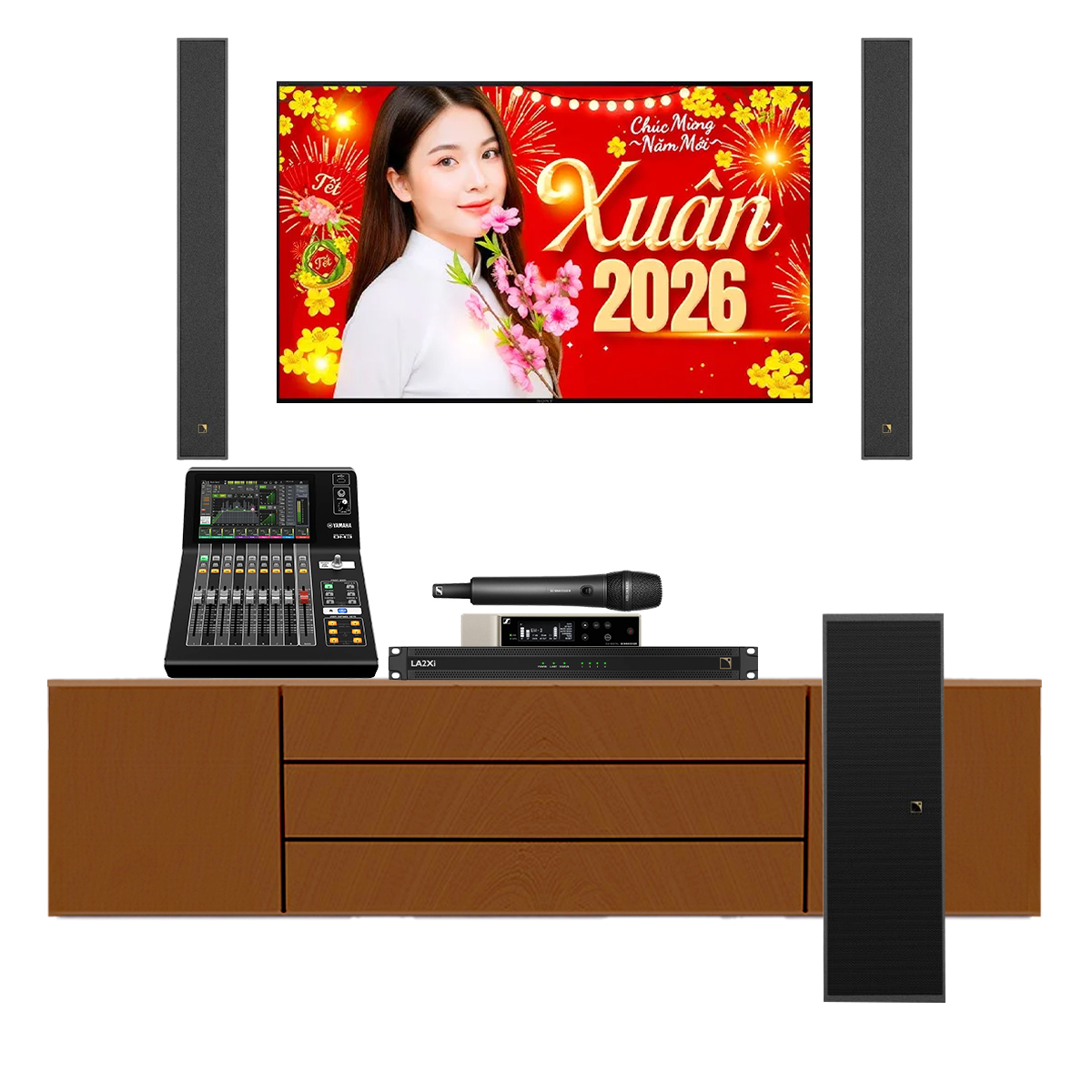 Dàn Karaoke L-Acoustics siêu vip 01 (L-Acoustics Soka, L-Acoustics LA2Xi, Yamaha DM3 Standard, L-Acoustics SB10i...) - Hình 2