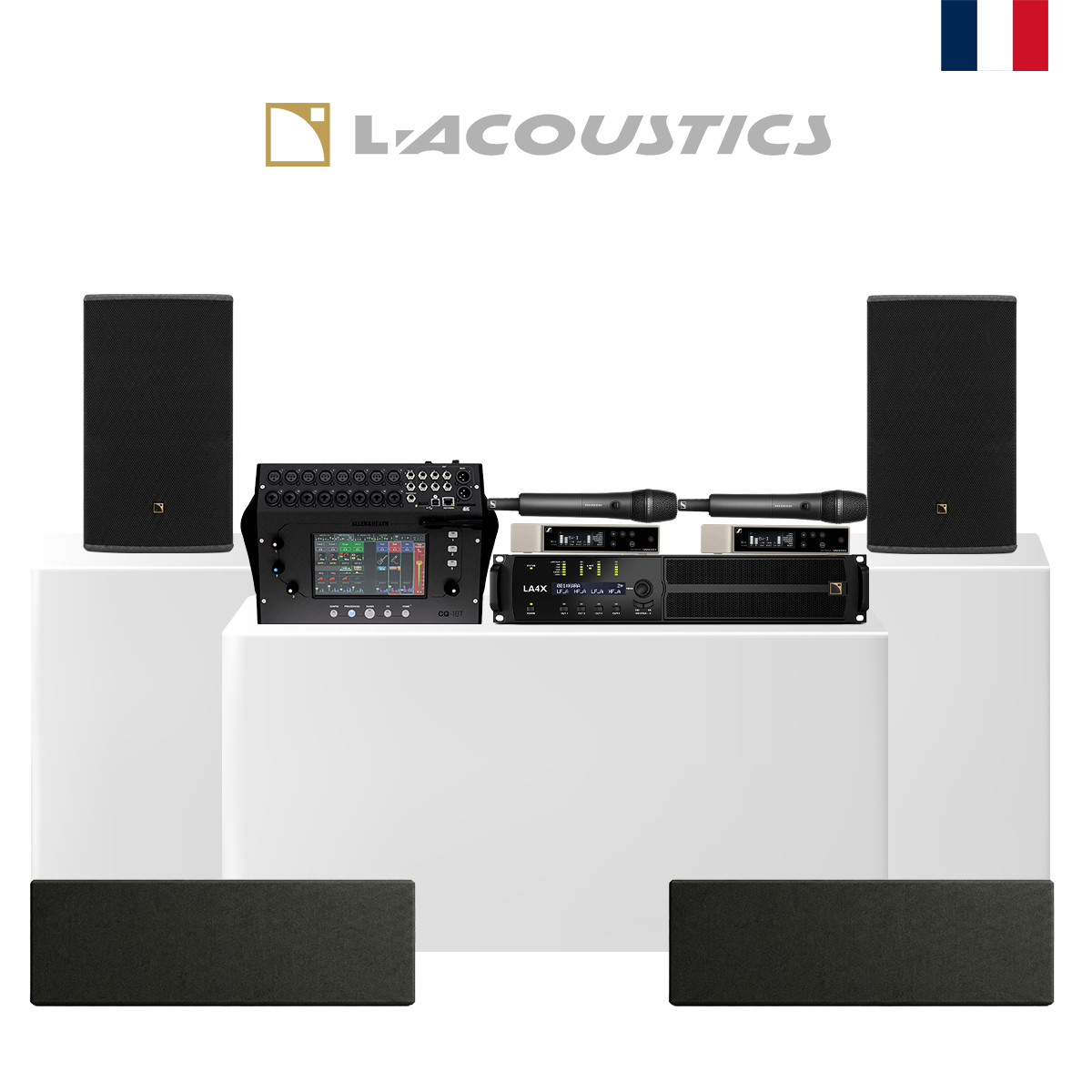 Dàn Karaoke L-Acoustics siêu VIP 02 (L-Acoustics X8, LA4X, Allen & Heath CQ-18T, Syva sub, Sennheiser EW-D 845) - Hình 1