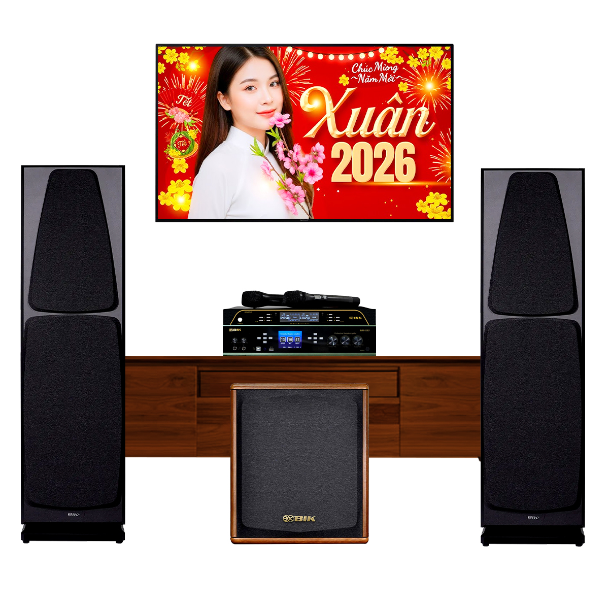 Dàn Karaoke - Nghe Nhạc BIK 03 (BIK BH-X1051, BIK BDA-X33, BIK BH-AW25, BIK BJ-U200)