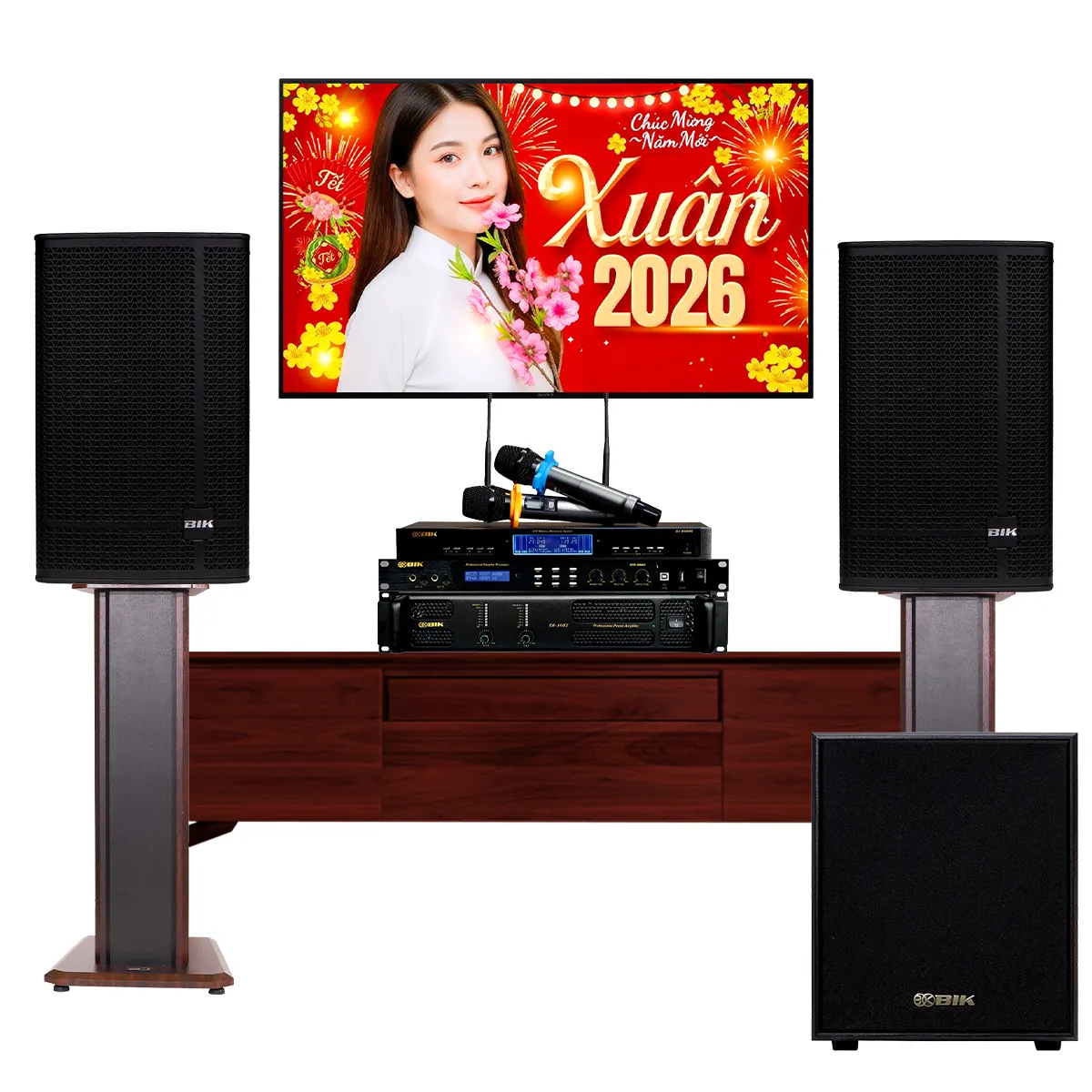 Dàn karaoke BIK DA06 (BIK KSP 5010, BIK CA-J402, BIK BJ-W25AV II,…)