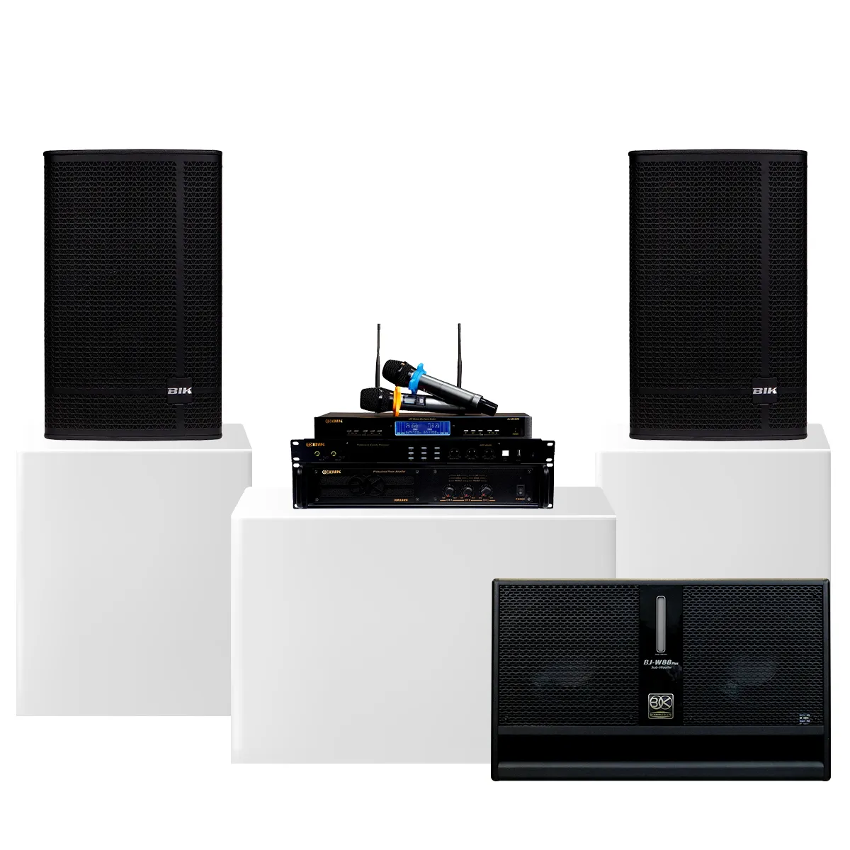Dàn karaoke BIK DA07 (BIK KSP-5012, VM830A, BJ-W88 Plus, BPR-8600, BJ-U500II) - Hình 2