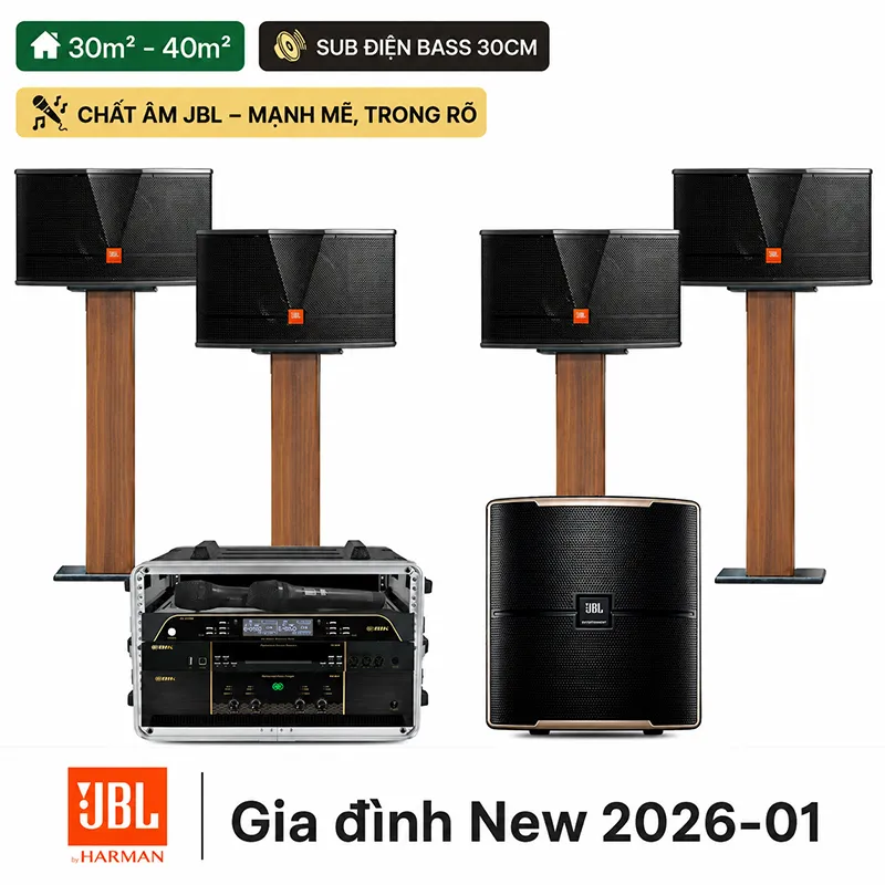 Dàn karaoke JBL Gia đình New 2026-01