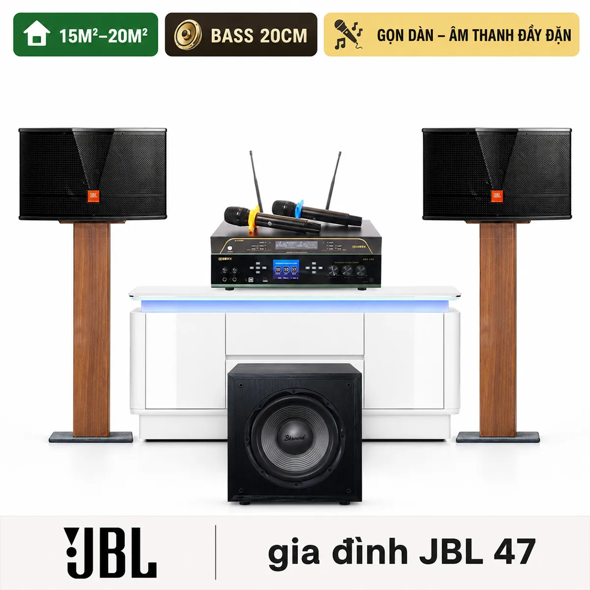 Dàn karaoke gia đình JBL 47