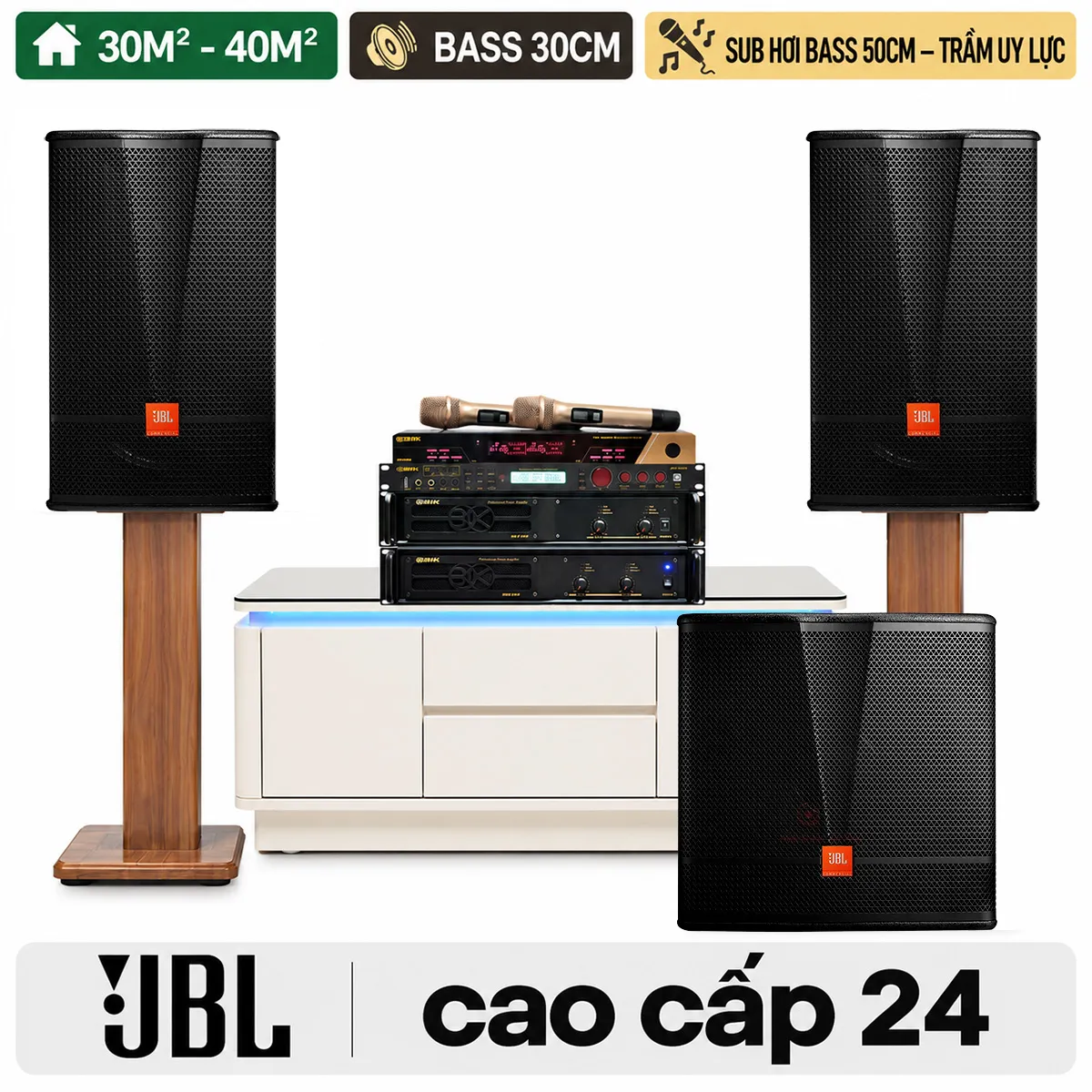 Dàn karaoke JBL cao cấp 24
