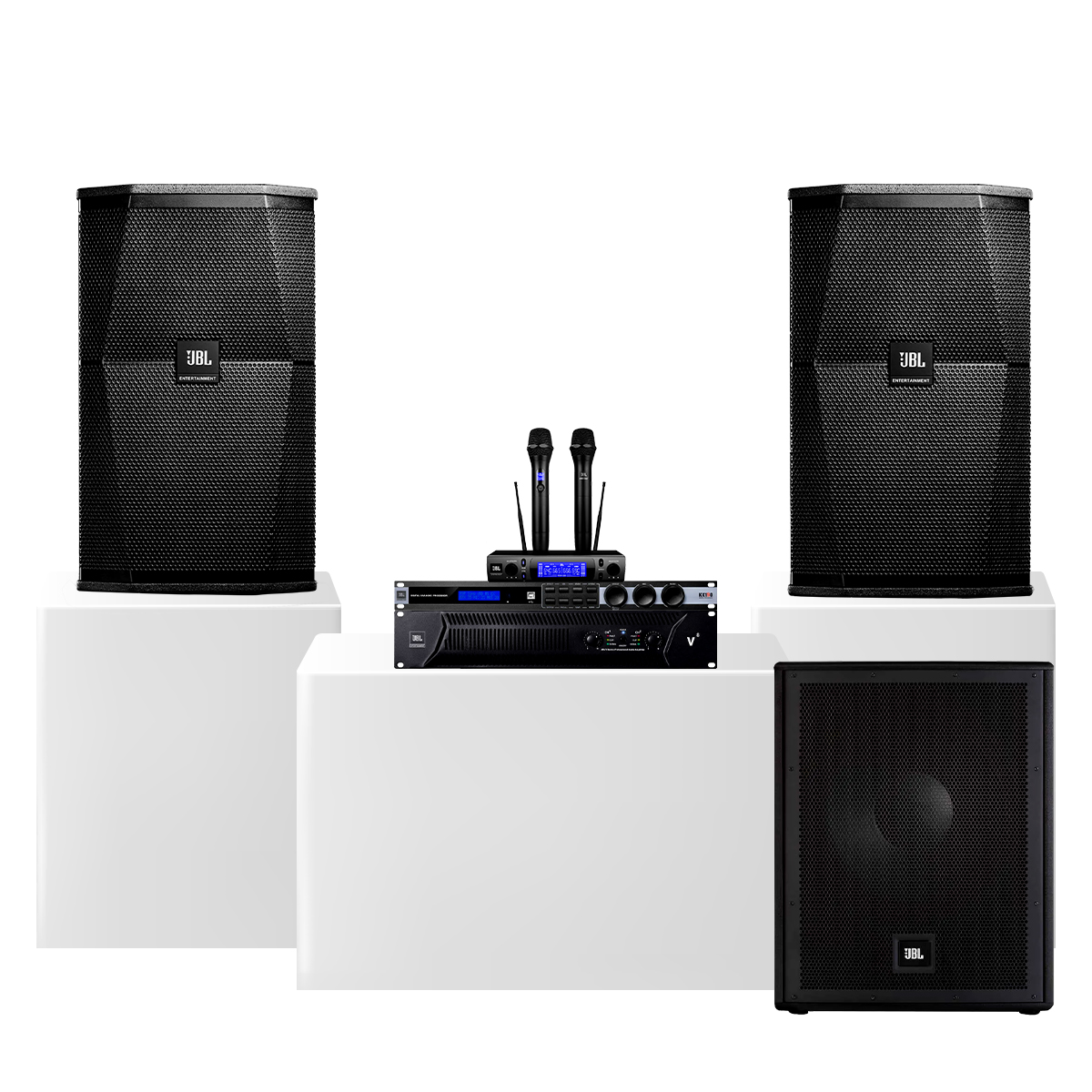 Dàn karaoke JBL cao cấp 25 (JBL XS15, JBL V8, JBL KX190, JBL IRX115S, JBL VM300) - Hình 5