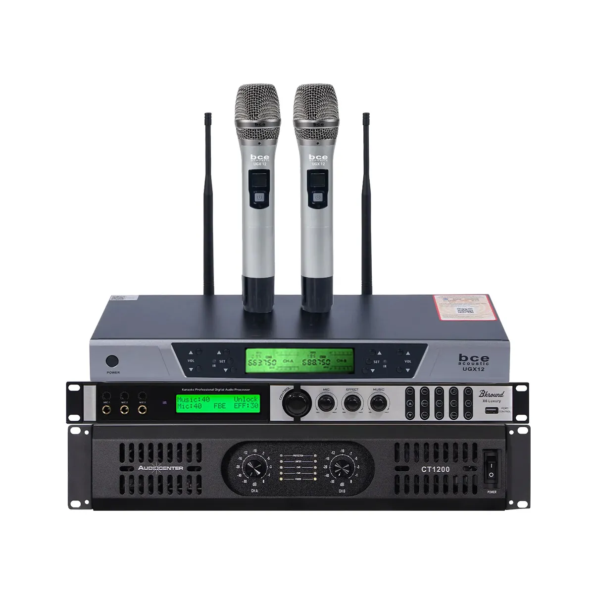 Dàn karaoke JBL cao cấp 28 (JBL CV1052T, Audiocenter CT1200, Bksound X6 Luxury, Bksound SW512, BCE UGX12) - Hình 5
