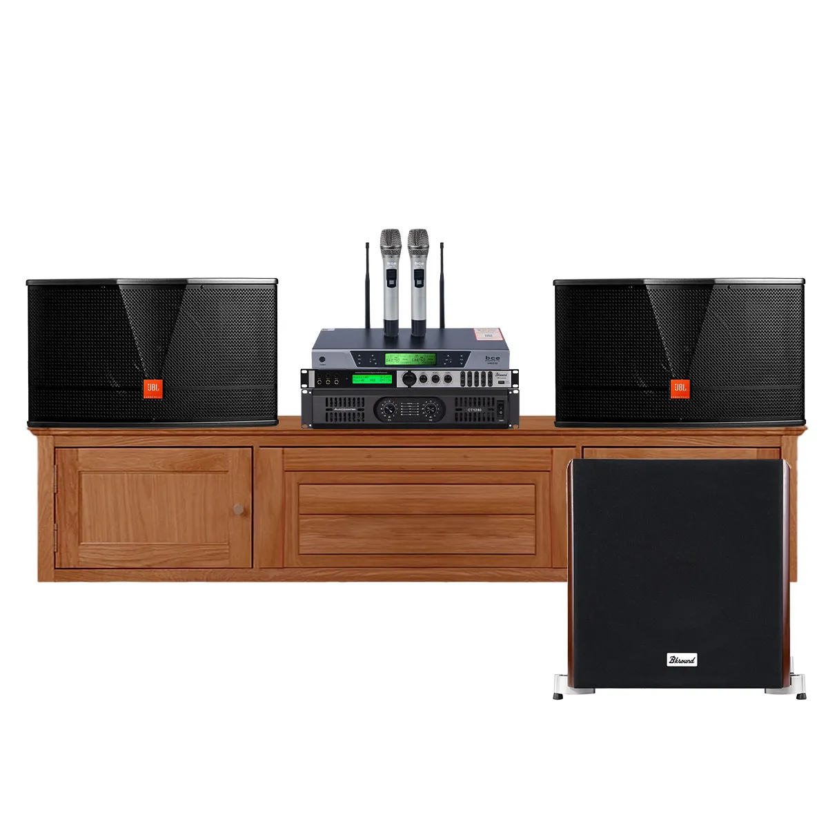 Dàn karaoke JBL cao cấp 28 (JBL CV1052T, Audiocenter CT1200, Bksound X6 Luxury, Bksound SW512, BCE UGX12) - Hình 3