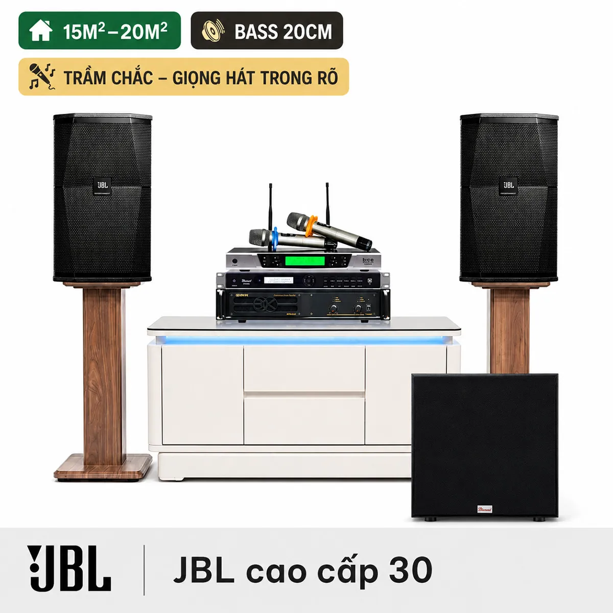 Dàn karaoke JBL cao cấp 30