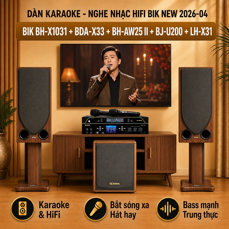 Dàn karaoke - Nghe Nhạc Hifi BIK New 2026-04
