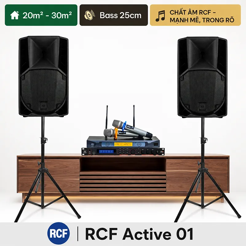 Dàn karaoke RCF Active 01