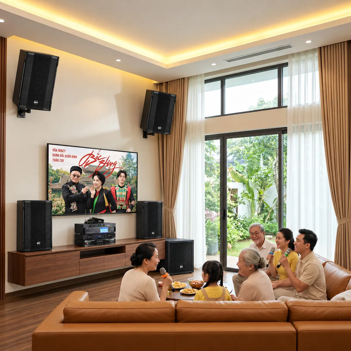 Dàn karaoke cao cấp RCF 19