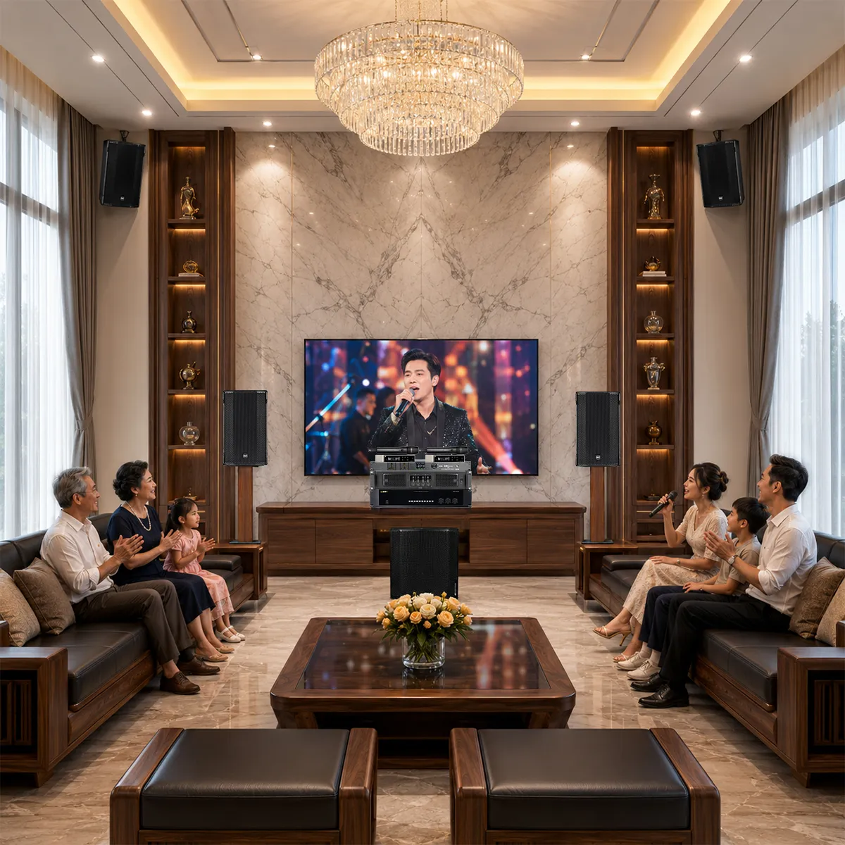 Dàn karaoke cao cấp RCF 21