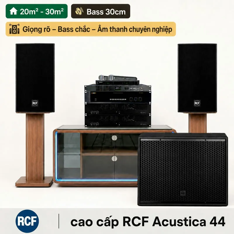Dàn karaoke cao cấp RCF Acustica 44
