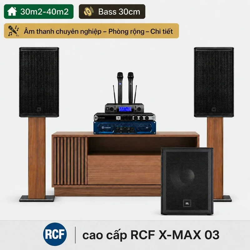 Dàn karaoke cao cấp RCF X-MAX 03