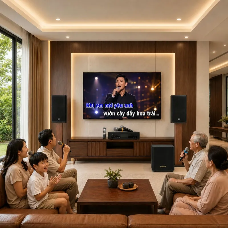 Dàn karaoke cao cấp RCF X-MAX 04
