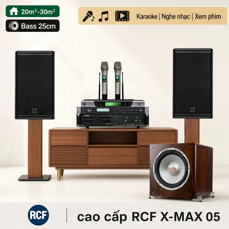 Dàn karaoke cao cấp RCF X-MAX 05