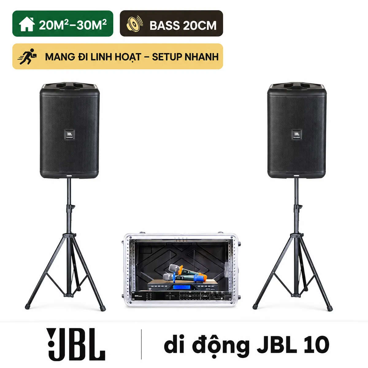 Dàn karaoke di động JBL 10