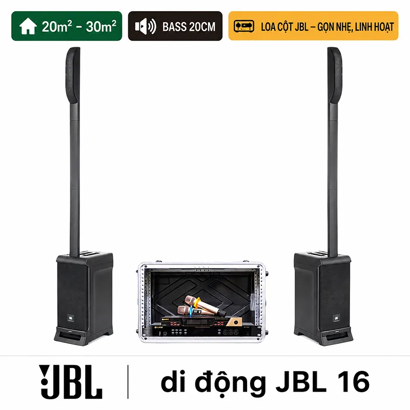 Dàn karaoke di động JBL 16
