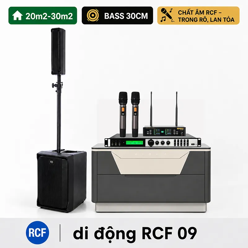 Dàn karaoke di động RCF 09