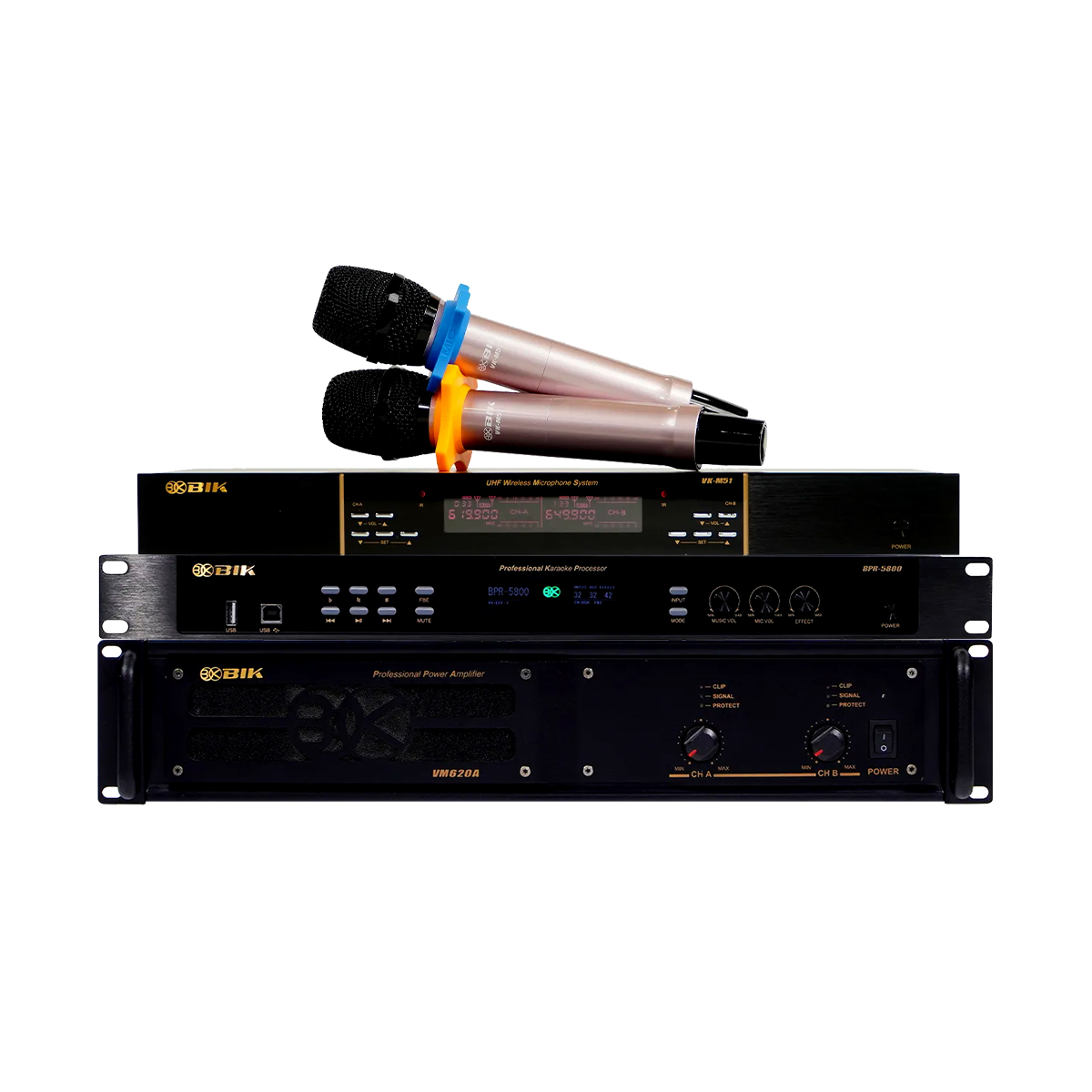 Dàn karaoke đồng bộ BIK New 2026-13 (BIK BBK-S312, BIK VM620A, BIK BPR-5800, BIK VK- M51) - Hình 4