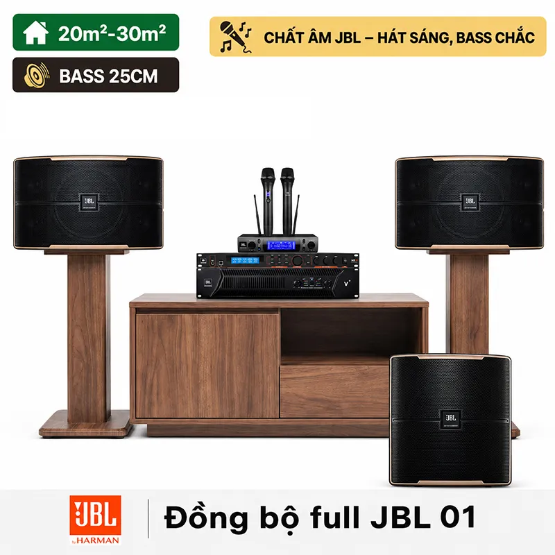 Dàn karaoke đồng bộ full JBL 01