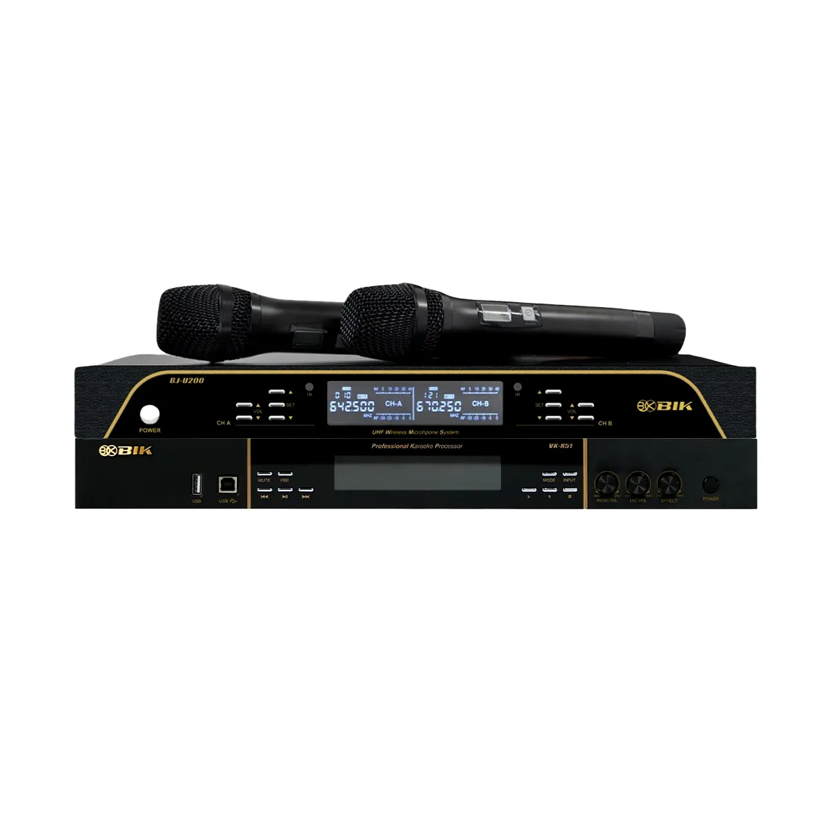 Dàn Karaoke Gia Đình Audiocenter 01 (Audiocenter SA312+, BIK VK-R51, BIK BBK-W55A, BIK BJ-U200) - Hình 4