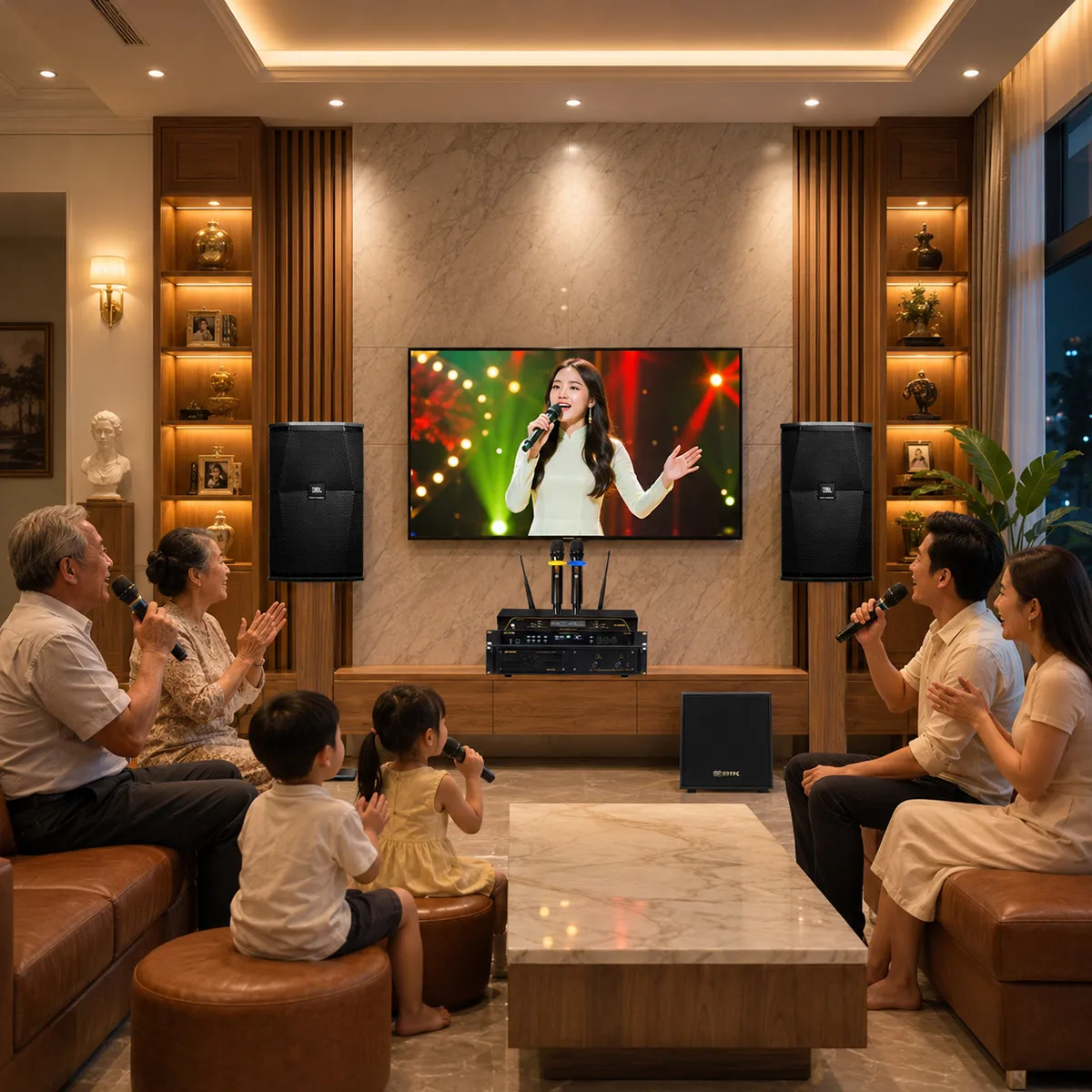 Dàn karaoke gia đình BC-72GD