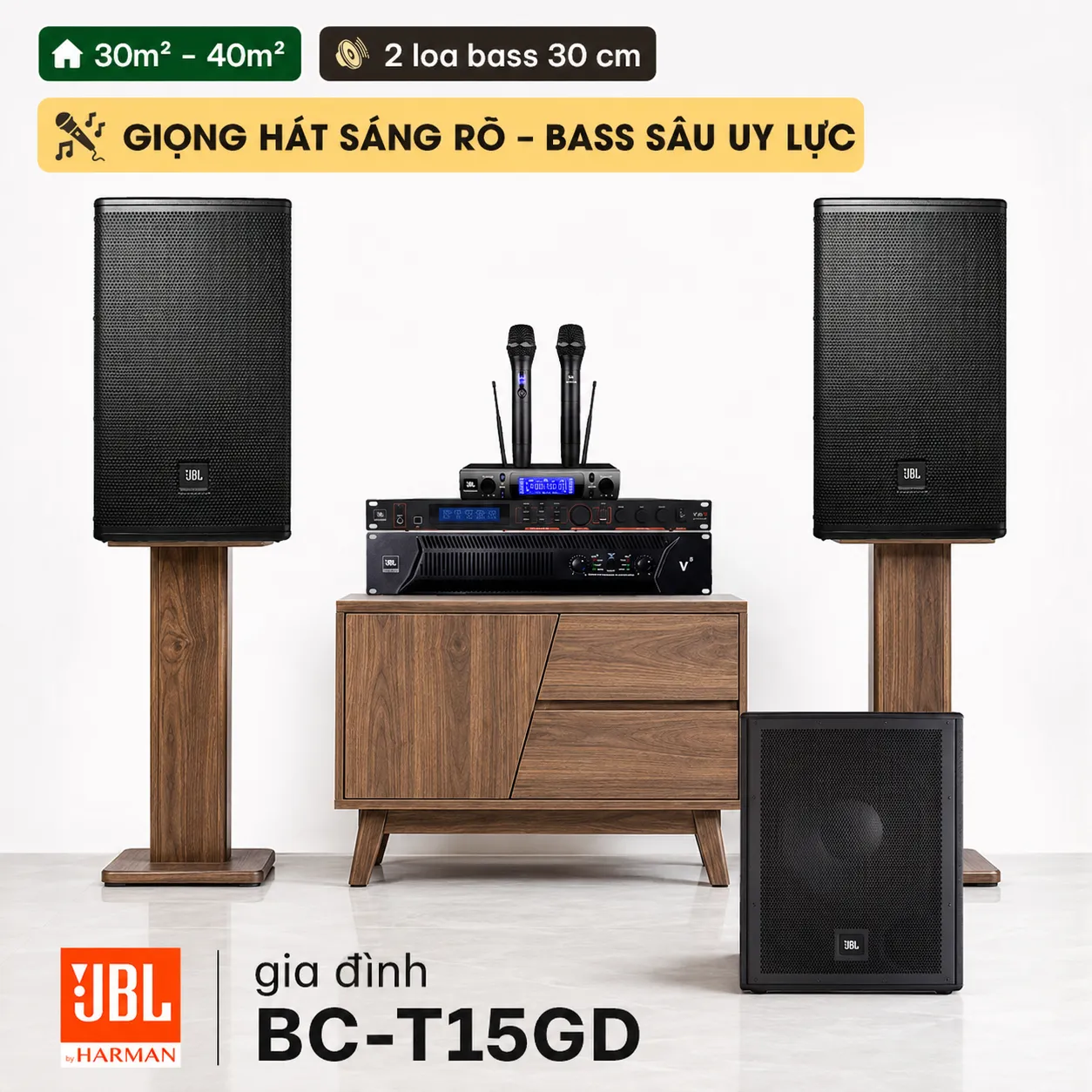 dàn karaoke gia đình cao cấp BC-T51GD
