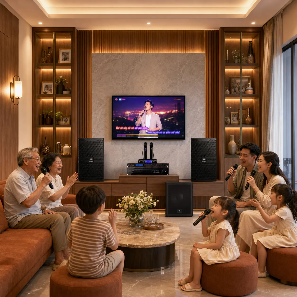 dàn karaoke gia đình cao cấp BC-T51GD