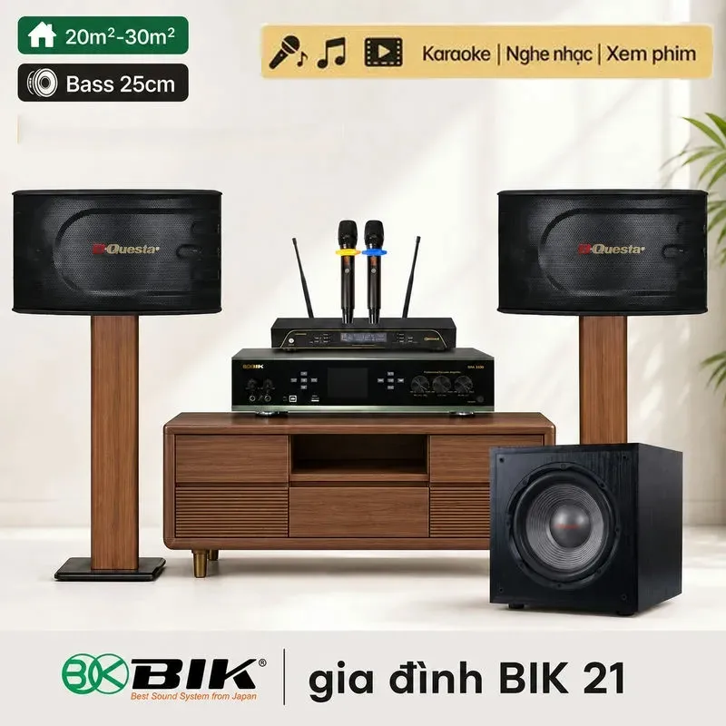 Dàn karaoke gia đình BIK 21