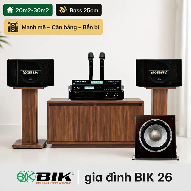 Dàn karaoke gia đình BIK 26