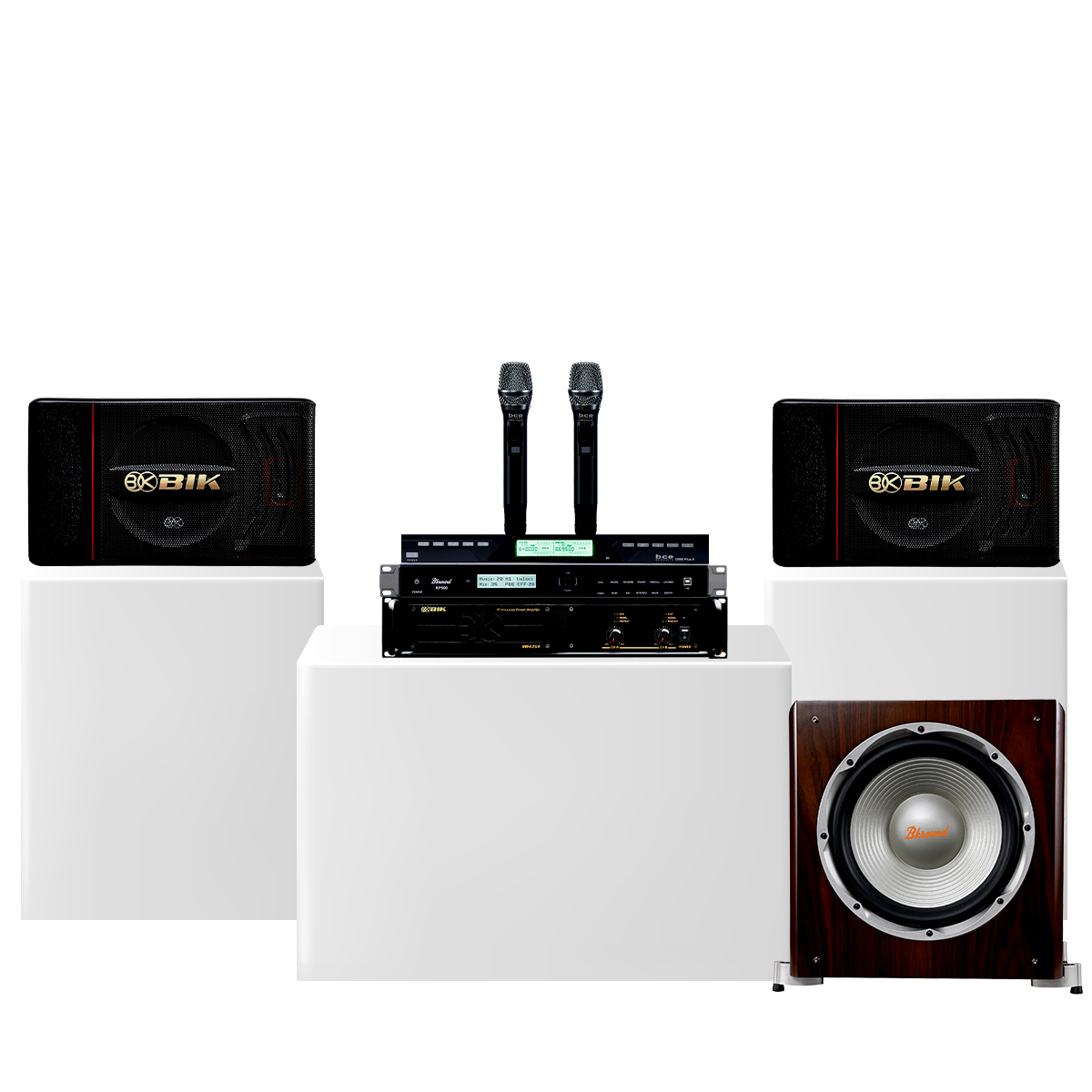 Dàn karaoke gia đình BIK 26 (BIK BJ S886II, VM420A, KP500, BKSound SW 512 C, BCE U900 Plus X) - Hình 2