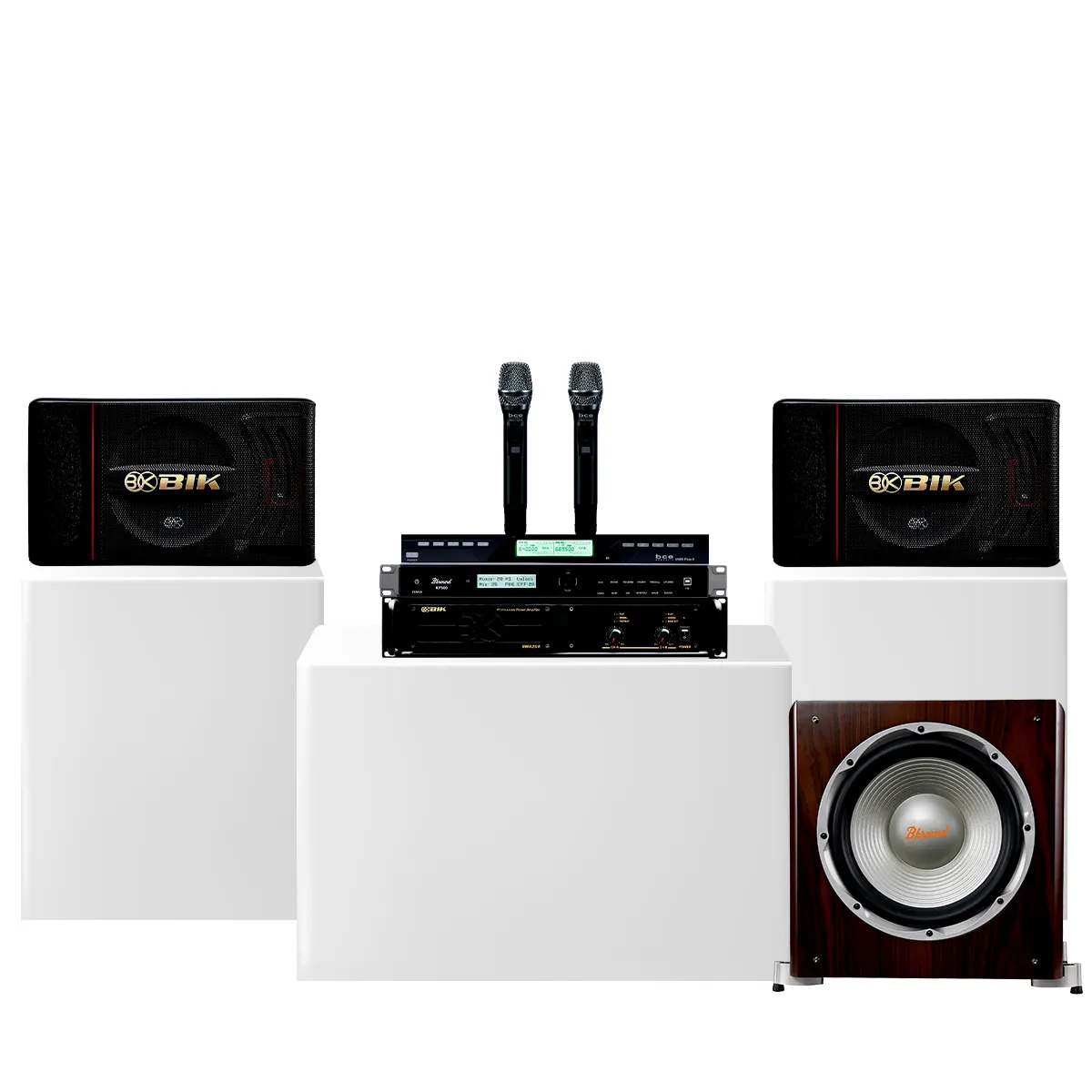 Dàn karaoke gia đình BIK 26 (BIK BJ S886II, VM420A, KP500, BKSound SW 512 C, BCE U900 Plus X) - Hình 2