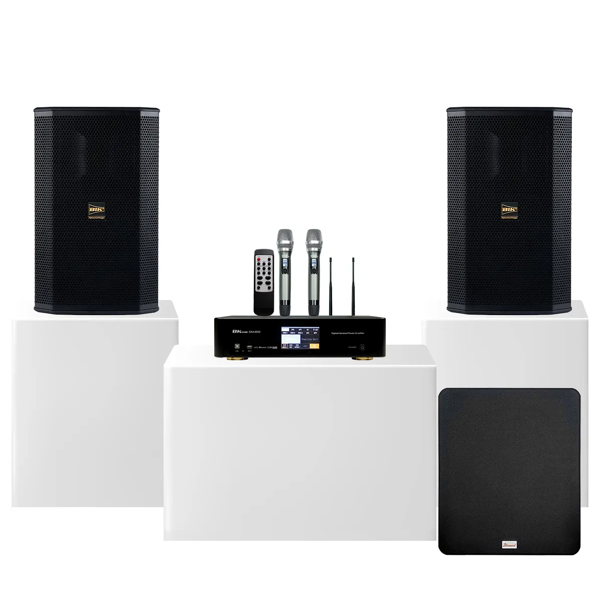 Dàn karaoke gia đình BIK 39 (BIK BSP 412II, BKSound DKA 8500, BKSound SW612 MK II) - Hình 2