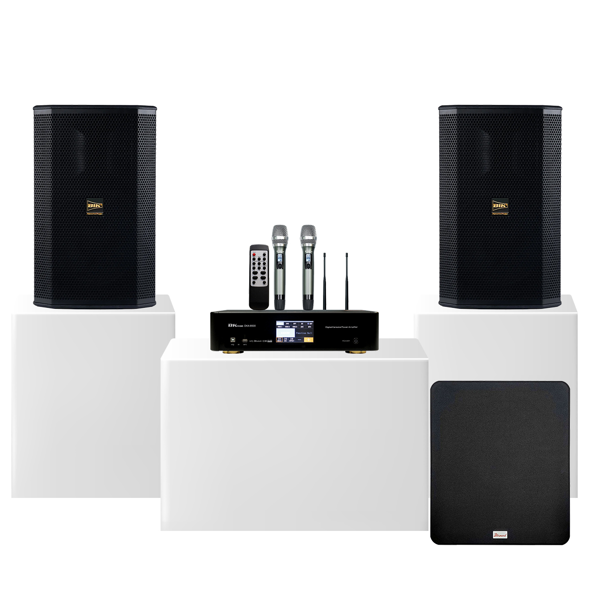 Dàn karaoke gia đình BIK 39 (BIK BSP 412II, BKSound DKA 8500, BKSound SW612 MK II) - Hình 2