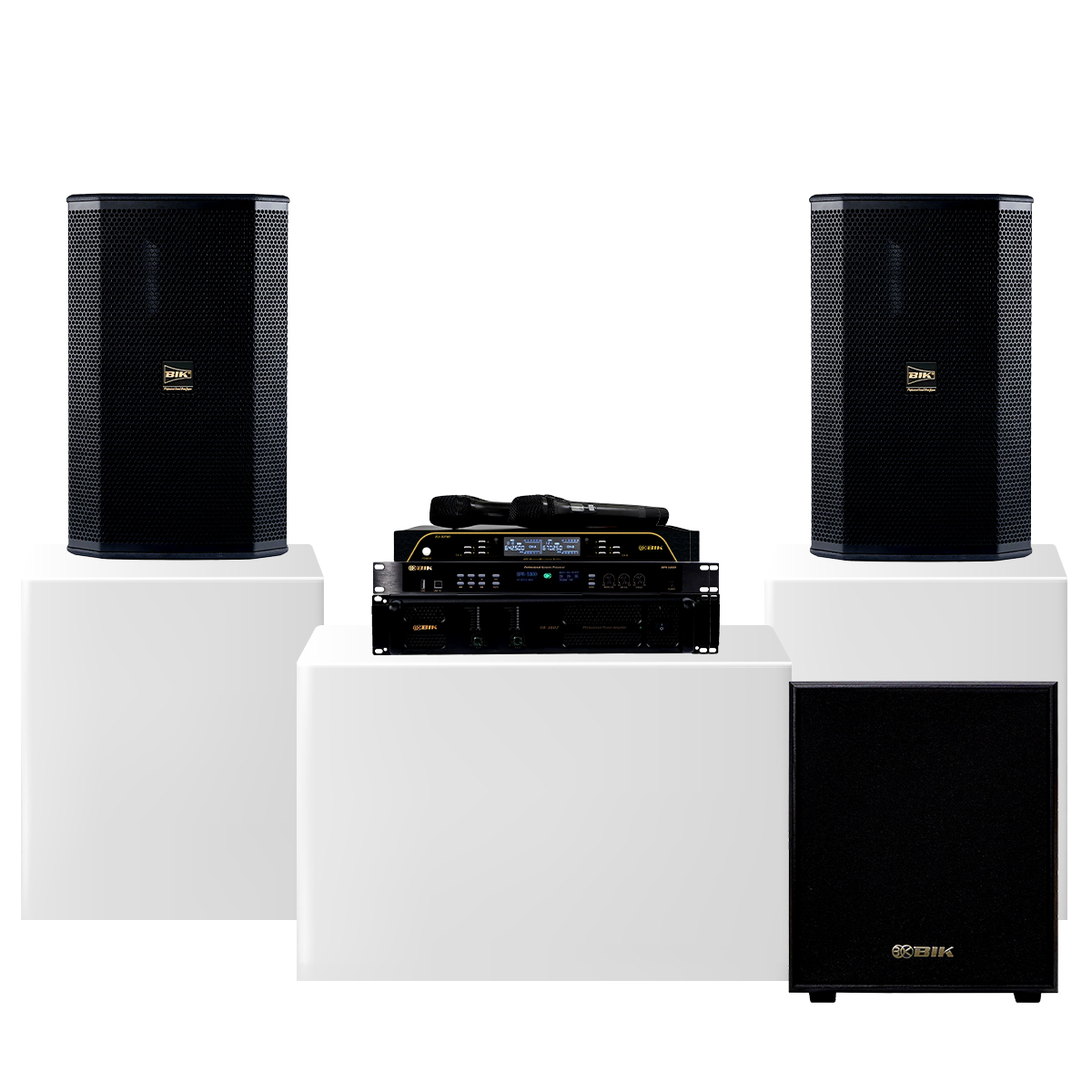 Dàn karaoke gia đình BIK 45 (BIK BSP 412II, BIK CA-J602, BIK BPR-5800, BIK BJ-W25AV II, BIK BJ-U200) - Hình 2