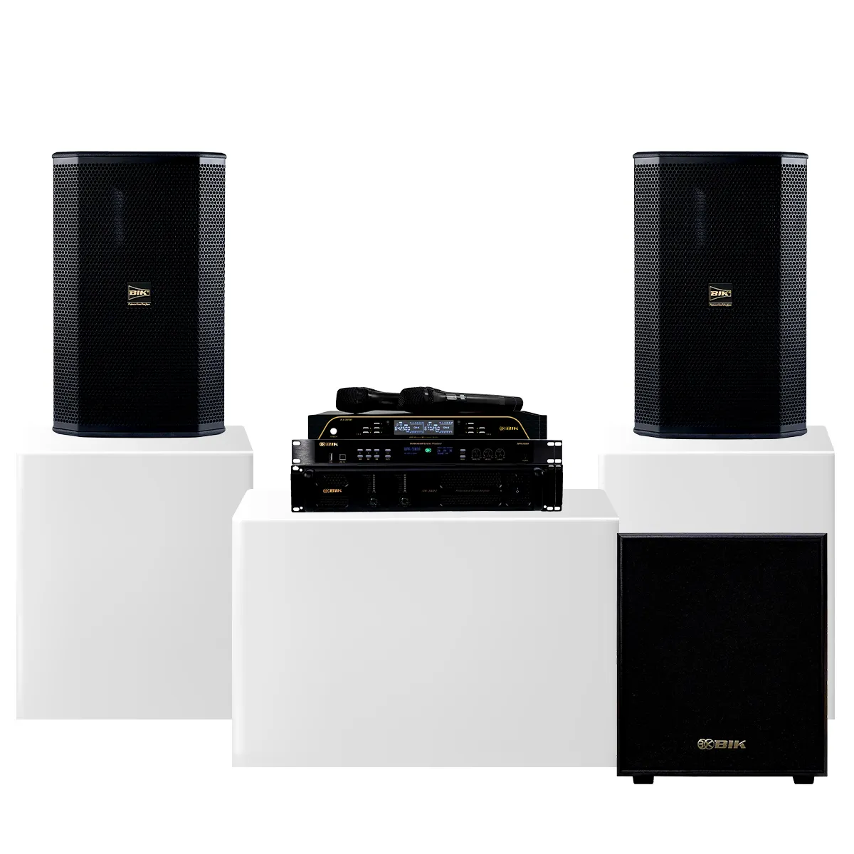 Dàn karaoke gia đình BIK 45 (BIK BSP 412II, BIK CA-J602, BIK BPR-5800, BIK BJ-W25AV II, BIK BJ-U200) - Hình 2