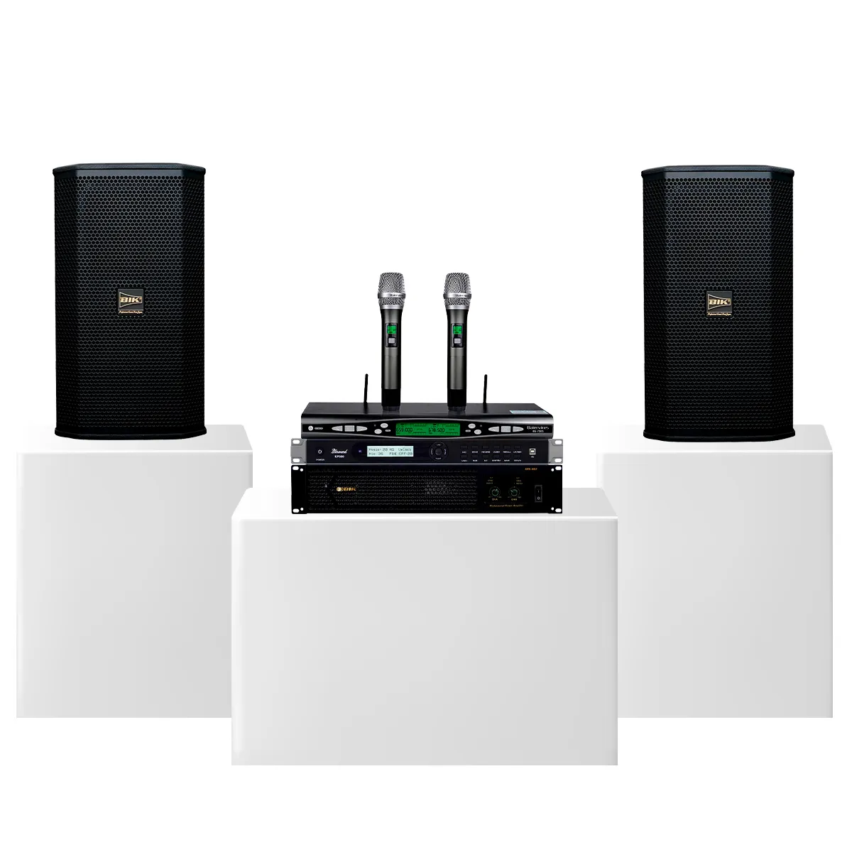 Dàn karaoke gia đình BIK12 (BIK BSP 410II, BIK BPA-H62, BKSound KP500, Baiervires BS-790S) - Hình 2