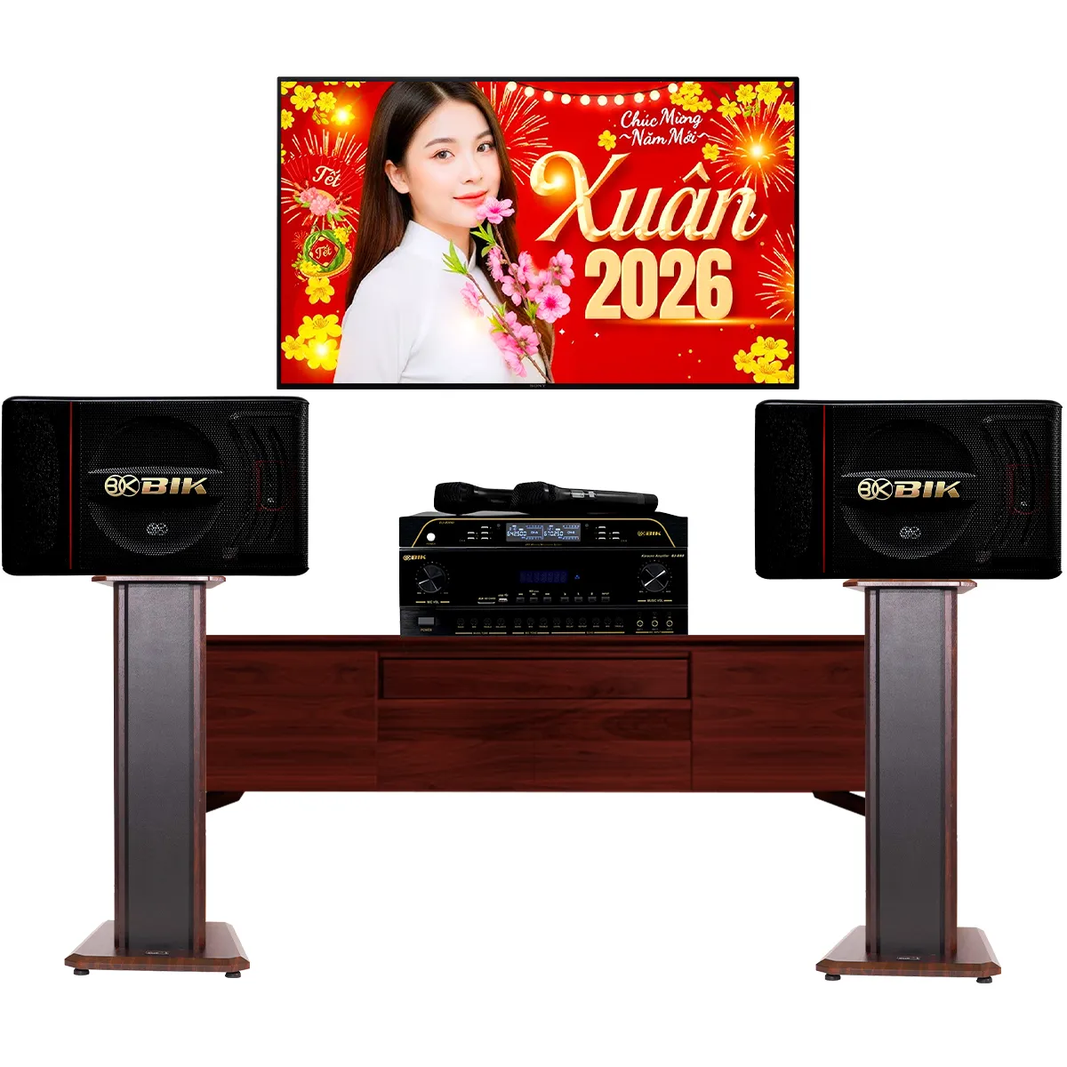 Dàn karaoke gia đình BIK14 (BIK BJ S886 II, BIK BJ A88, BIK BJ-U200)