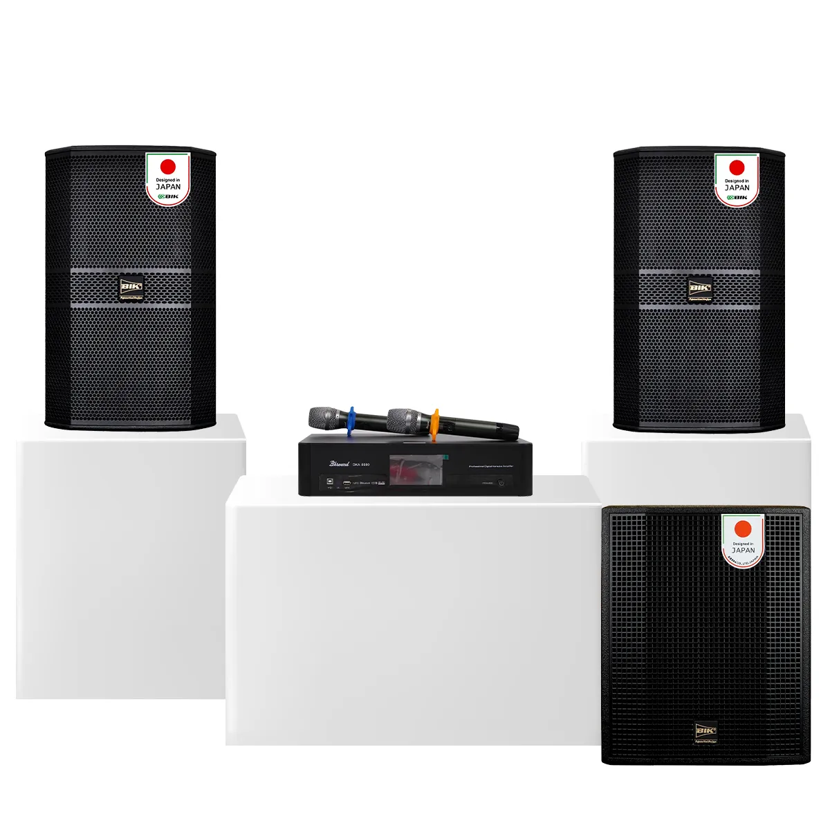 Dàn karaoke gia đình BIK15 (BIK BBK-S312, Bksound DKA 8500, BIK BBK-W55A) - Hình 2